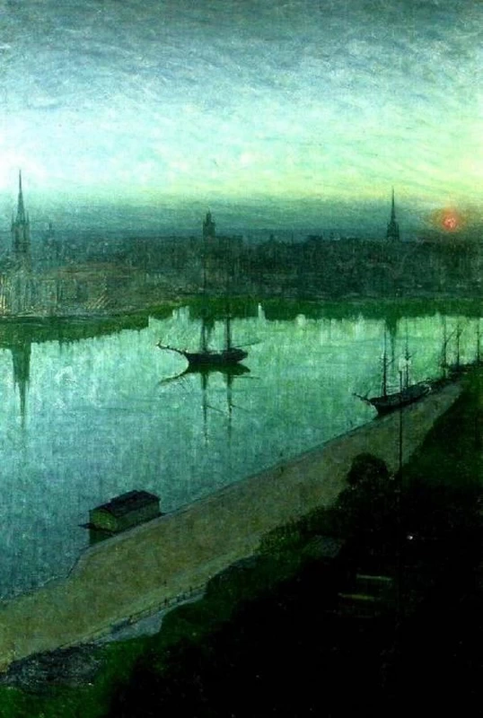 Eugène Jansson - Alba sulla città